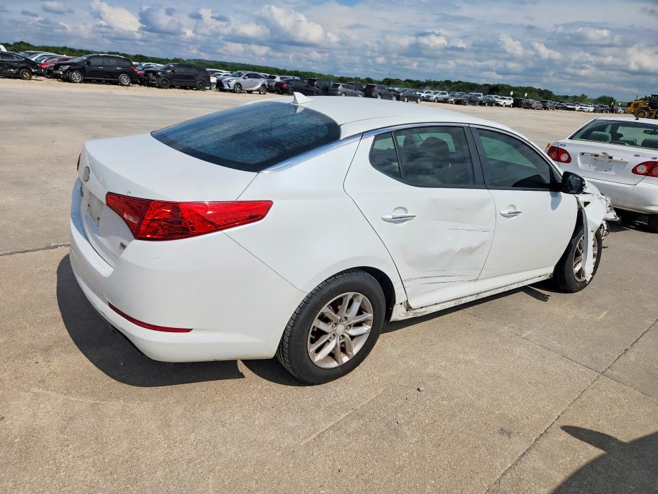 2013 Kia Optima VIN 5XXGM4A75DG221510 COPART salvage auction — BIOHAZARD/CHEMICAL, Tx - Salvage Vehicle Title, sold $150 on 2026-07-13 (photo 3)