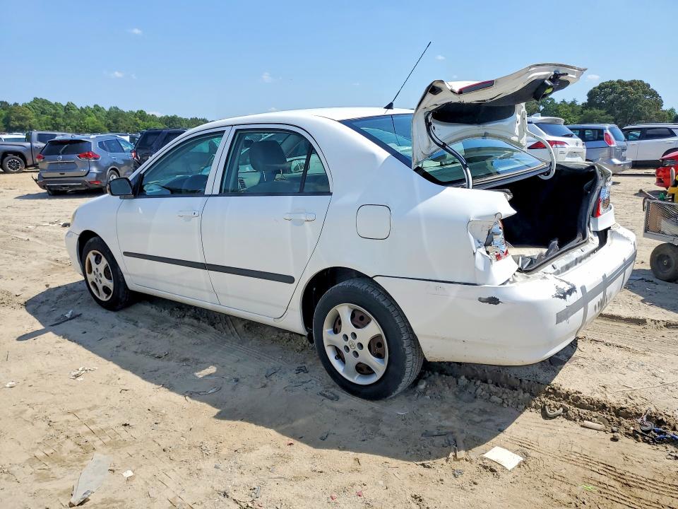 2006 Toyota Corolla VIN JTDBR32EX60076858 COPART salvage auction — REAR END, De - Salvage Certificate, sold $850 on 2026-07-21 (photo 2)