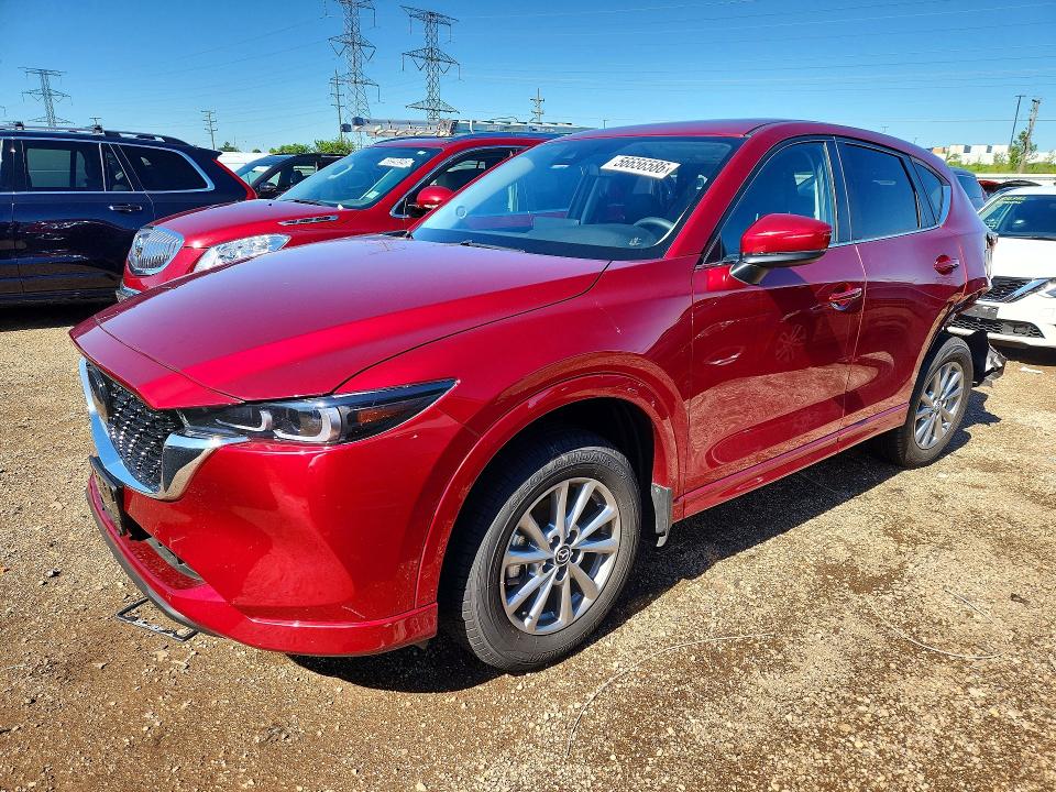 2025 Mazda Cx-5 VIN JM3KFBCM6S0783370 COPART salvage auction — REAR END, Il - Salvage Certificate, sold $12,800 on 2026-07-14 (photo 1)