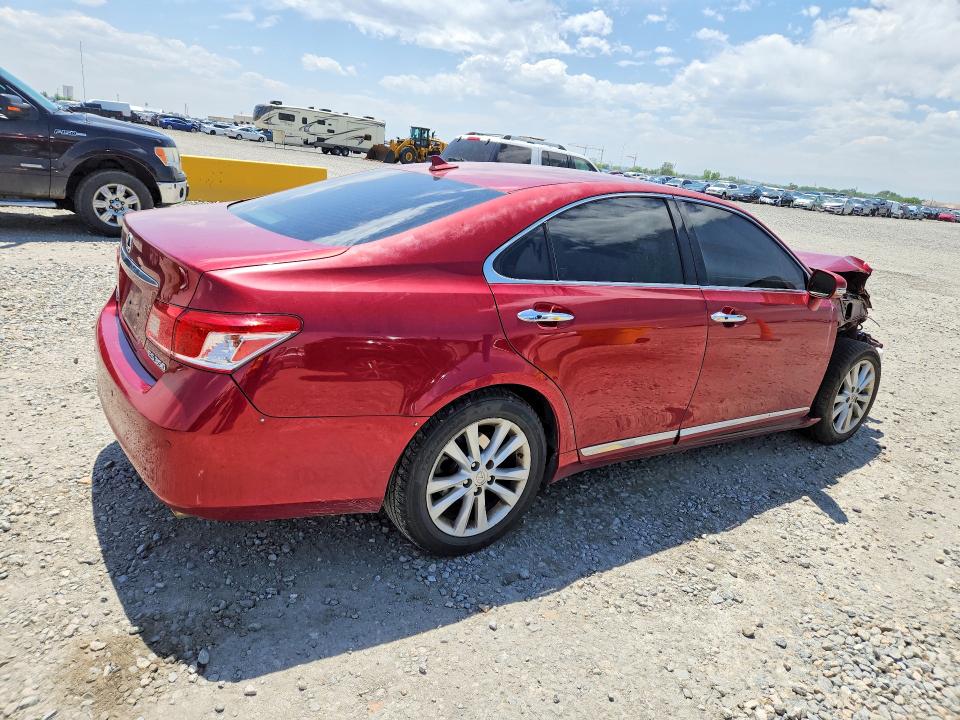 2010 Lexus Es 350 VIN JTHBK1EG4A2370287 COPART salvage auction — FRONT END, ID - SALVAGE CERTIFICATE OF TITLE, sold $1,050 on 2026-07-21 (photo 3)