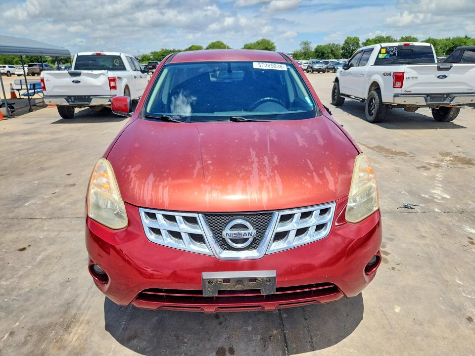 2013 Nissan Rogue VIN JN8AS5MT9DW521757 COPART salvage auction — FRONT END, TX - SALVAGE VEHICLE TITLE (P), sold $700 on 2026-07-16 (photo 5)