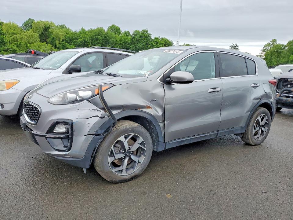 2020 Kia Sportage VIN KNDPMCAC2L7838197 COPART salvage auction — FRONT END, Va - Certificate Of Title, sold $6,800 on 2026-07-23 (photo 1)