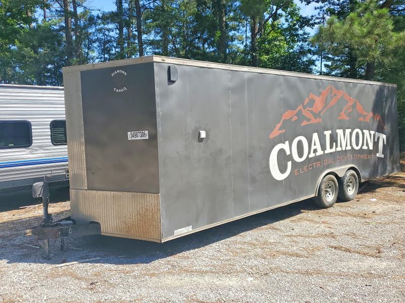 2019 Diamond cargo Trailers VIN 53NBE242XK1068387 COPART salvage auction — REAR END, AL - BILL OF SALE, sold $700 on 2026-08-18 (photo 2)