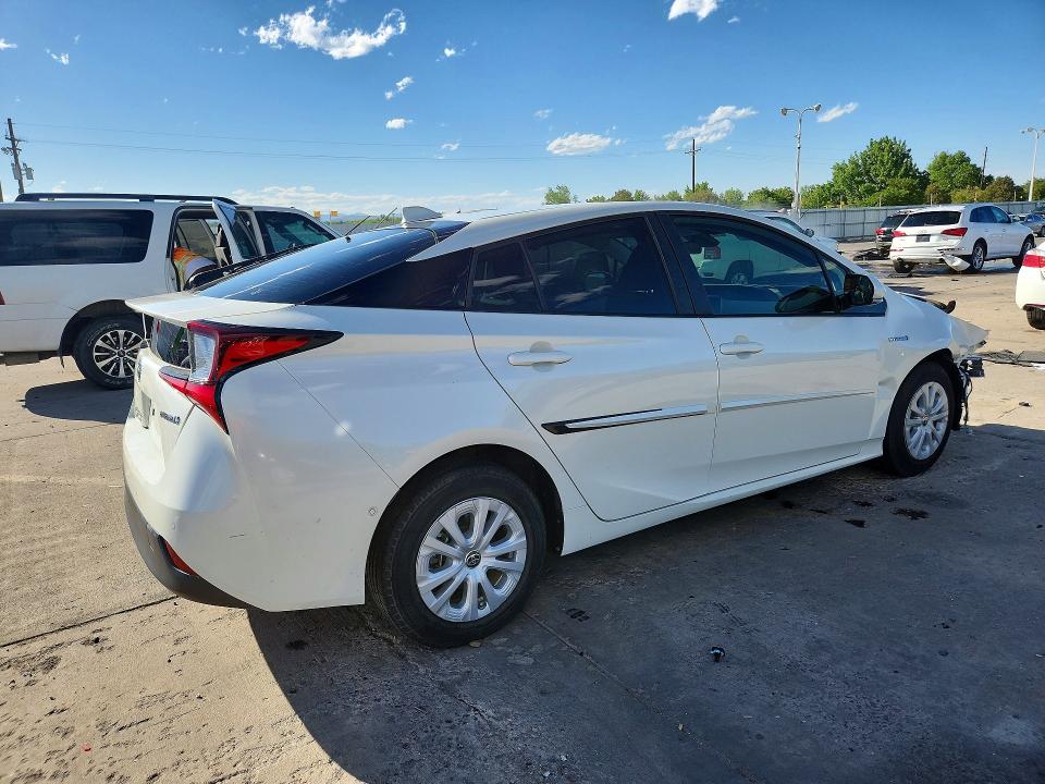 2020 Toyota Prius VIN JTDKARFU2L3126481 COPART salvage auction — FRONT END, Co - Public - Salvage Title, sold $6,700 on 2026-07-06 (photo 3)