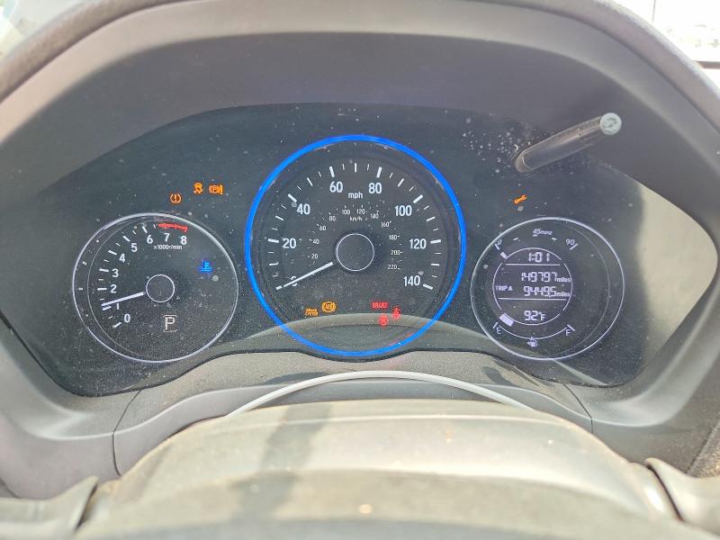 2021 Honda Hr-v VIN 3CZRU5H35MM717353 COPART salvage auction — HAIL, Tx - Certificate Of Title, sold $6,000 on 2026-07-09 (photo 9)