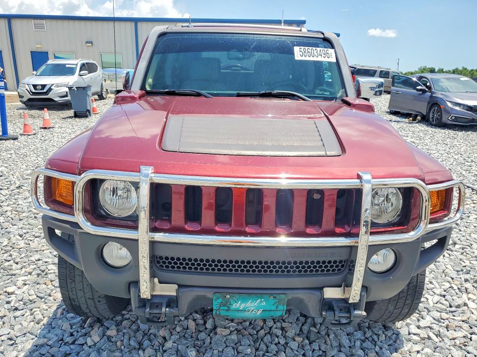 2007 Hummer H3 VIN 5GTDN13E778134962 COPART salvage auction — REAR END, Fl - Cert Of Title Slvg Rebuildable, sold $1,400 on 2026-07-10 (photo 5)