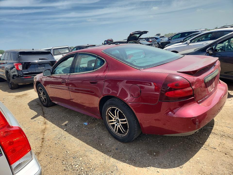 2004 Pontiac Grand prix VIN 2G2WR524641138573 COPART salvage auction — MECHANICAL, IL - CERTIFICATE OF TITLE, sold $325 on 2026-07-09 (photo 2)
