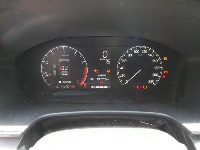 2024 Honda Cr-v VIN 2HKRS4H2XRH116465 COPART salvage auction — FRONT END, ON - PERMIT SALVAGE, sold $7,100 on 2026-07-23 (photo 9)