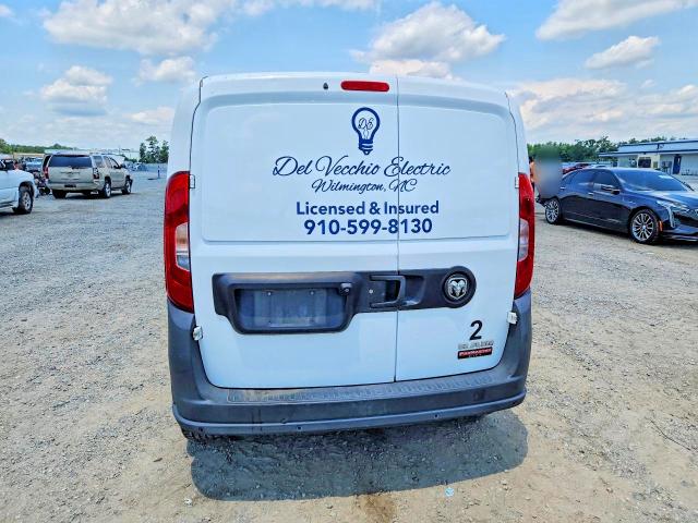 2017 Ram Promaster city VIN ZFBERFAB5H6F47472 COPART salvage auction — FRONT END, Nc - Dealer Only Salvage Title, sold $1,700 on 2026-08-10 (photo 6)