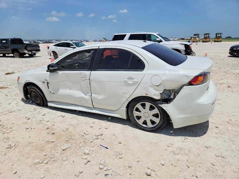 2015 Mitsubishi Lancer VIN JA32U2FU7FU015727 COPART salvage auction — SIDE, TX - SALVAGE VEHICLE TITLE, sold $80 on 2026-07-23 (photo 2)