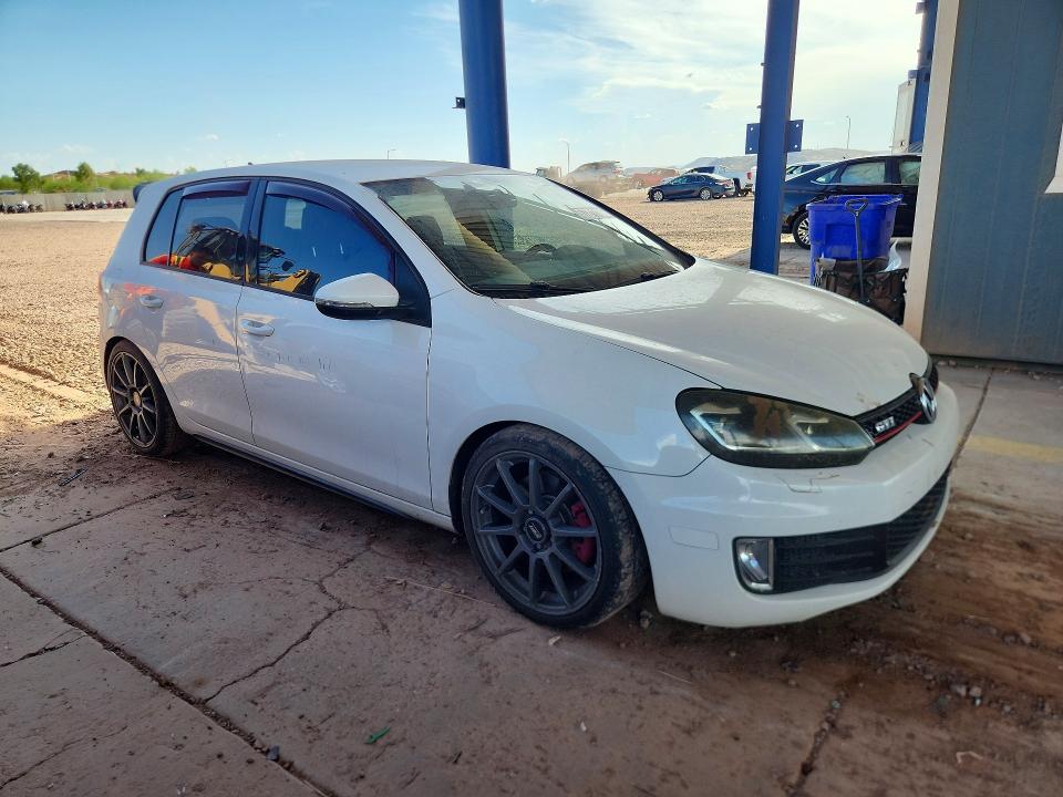2012 Volkswagen Gti VIN WVWHV7AJ9CW308371 COPART salvage auction — FRONT END, Az - Cert Of Title - Salvage, sold $2,550 on 2026-07-02 (photo 4)