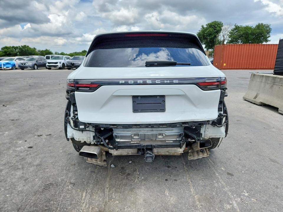 2021 Porsche Cayenne VIN WP1AA2AY0MDA04869 COPART salvage auction — FRONT END, Fl - Certificate Of Destruction, sold $18,900 on 2026-08-18 (photo 6)