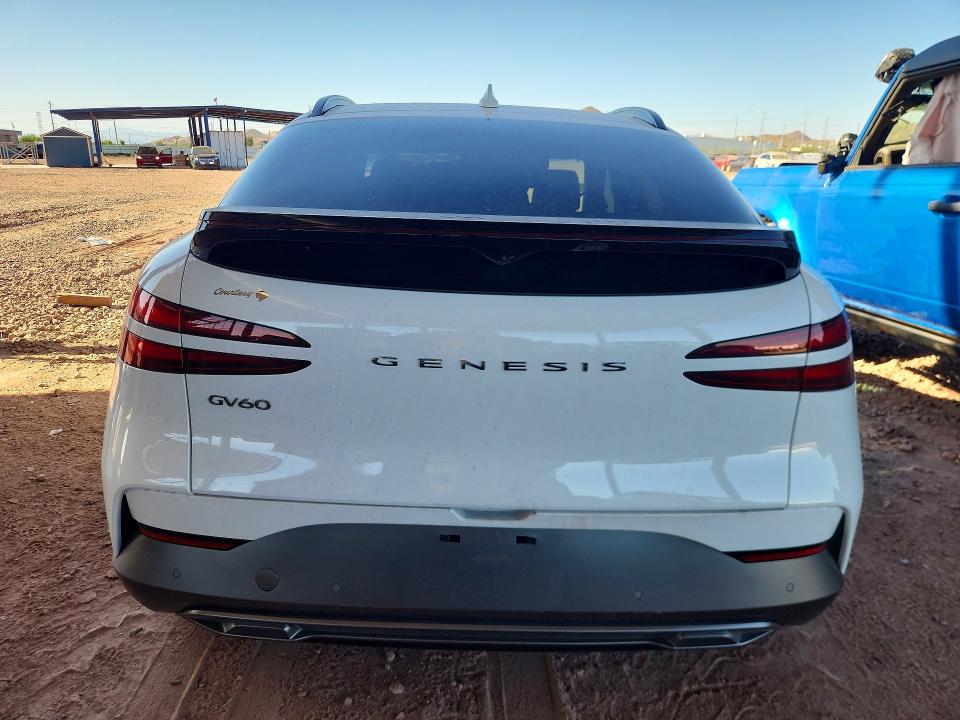 2023 Genesis Gv60 VIN KMUKCDTC1PU014065 COPART salvage auction — FRONT END, AZ - CERT OF TITLE - SALVAGE, sold $11,400 on 2026-08-20 (photo 6)