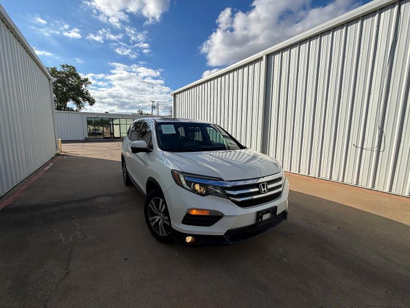 2016 Honda Pilot VIN 5FNYF5H50GB012224 COPART salvage auction — MINOR DENT/SCRATCHES, Tx - Certificate Of Title (P), sold $5,500 on 2026-07-09 (photo 1)