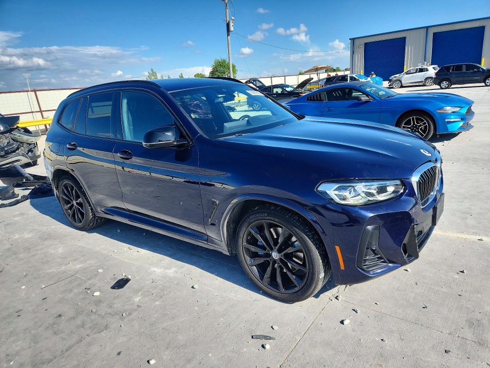 2022 BMW X3 VIN 5UX83DP0XN9M63191 COPART salvage auction — REAR END, Tx - Salvage Vehicle Title, sold $24,700 on 2026-07-31 (photo 4)
