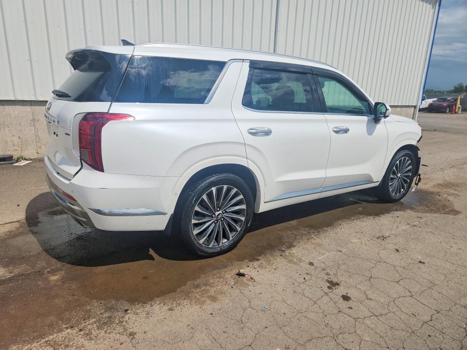 2024 Hyundai Palisade VIN KM8R5DGE7RU765547 COPART salvage auction — FRONT END, Ns - Salvage Title, sold $9,300 on 2026-07-16 (photo 3)