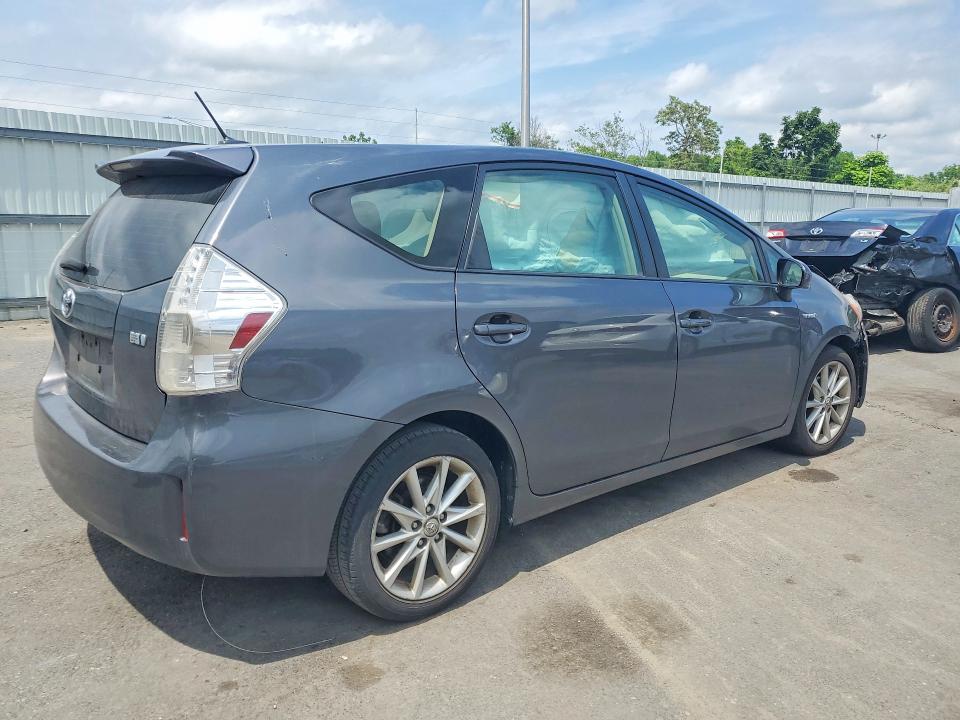 2012 Toyota Prius VIN JTDZN3EU2C3152032 COPART salvage auction — FRONT END, NJ - CERT OF TITLE-SALVAGE, sold $1,600 on 2026-07-30 (photo 3)