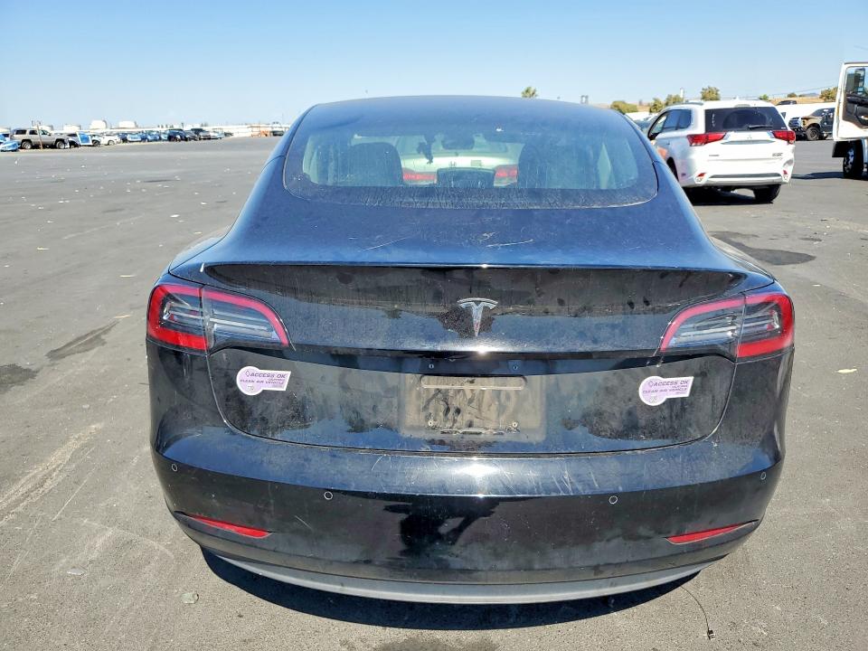 2018 Tesla Model 3 VIN 5YJ3E1EA4JF165705 COPART salvage auction — FRONT END, Ca - Salvage Certificate, sold $2,900 on 2026-07-27 (photo 6)