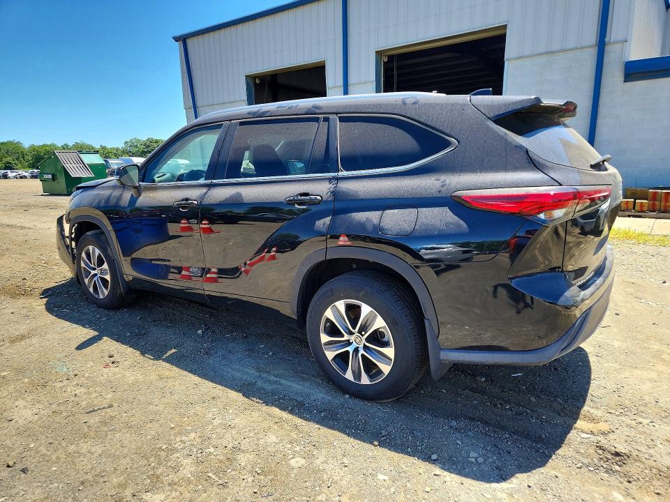 2024 Toyota Highlander VIN 5TDKDRBHXRS536193 COPART salvage auction — FRONT END, Nj - Cert Of Title-Salvage, sold $9,800 on 2026-07-22 (photo 2)
