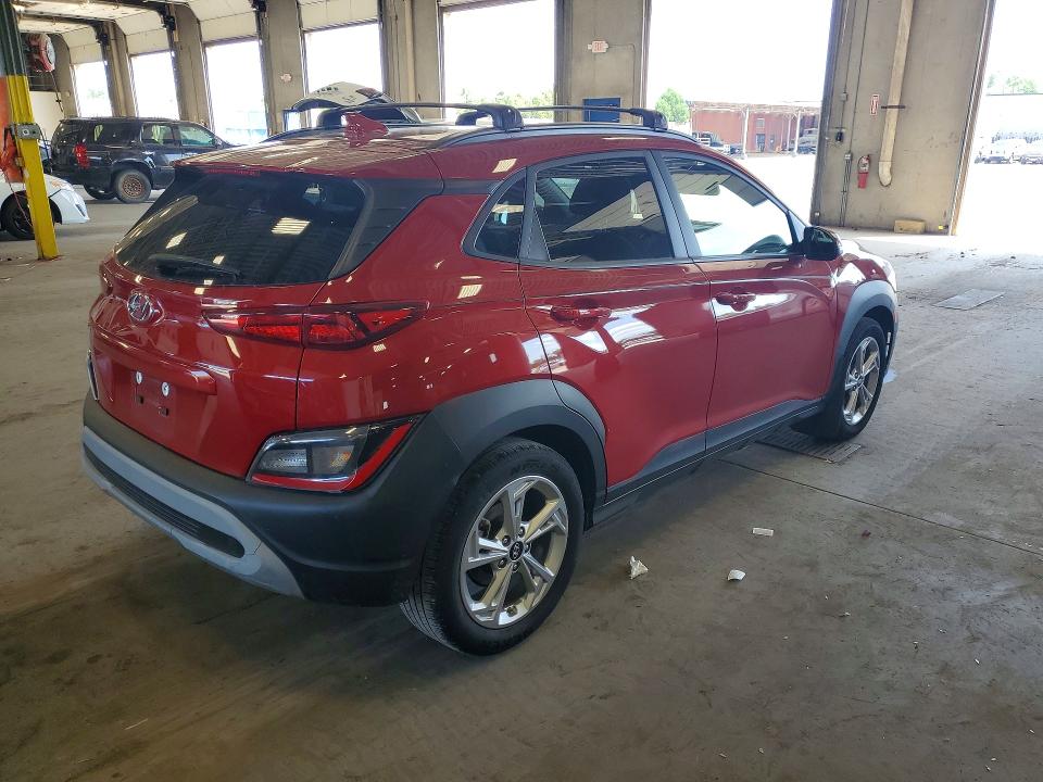 2022 Hyundai Kona VIN KM8K62AB1NU860455 COPART salvage auction — HAIL, Mn - Cert Of Title-Salvage, sold $975 on 2026-07-30 (photo 3)