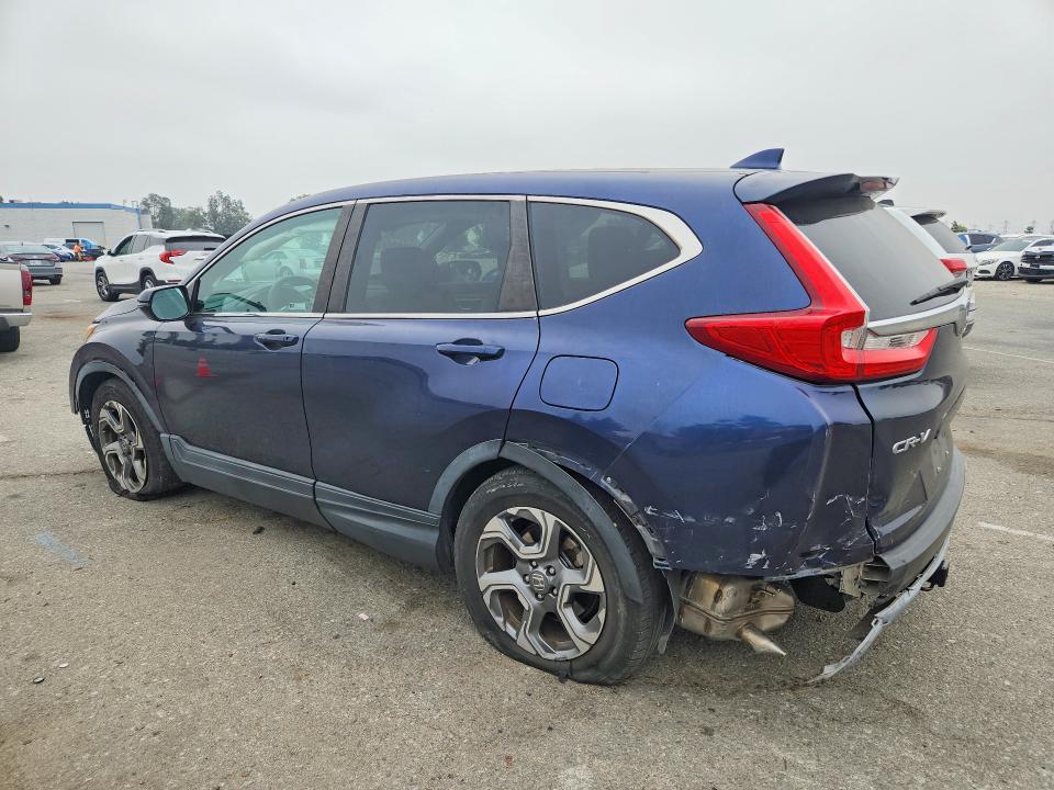 2019 Honda Cr-v VIN 5J6RW1H59KA022887 COPART salvage auction — FRONT END, Ca - Salvage Certificate, sold $10,000 on 2026-07-30 (photo 2)