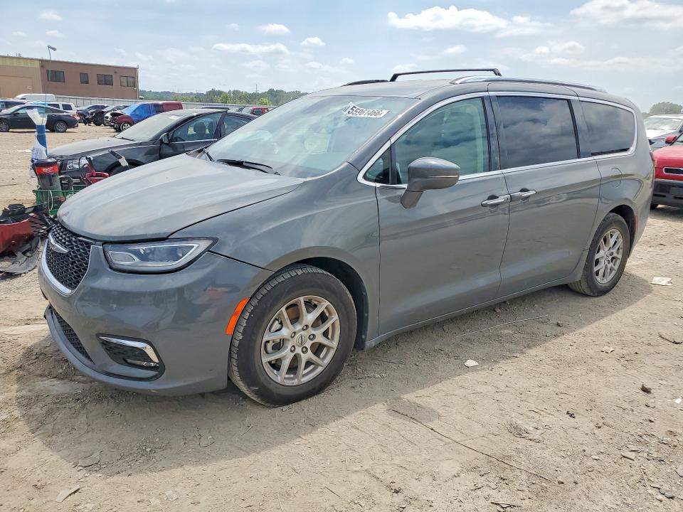 2021 Chrysler Pacifica VIN 2C4RC1BG9MR600400 COPART salvage auction — FRONT END, Ks - Cert Of Title-Salvage, sold $6,100 on 2026-07-30 (photo 1)