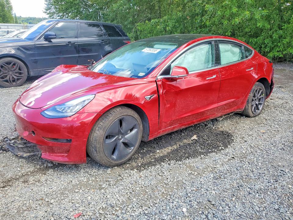 2019 Tesla Model 3 VIN 5YJ3E1EA7KF526541 COPART salvage auction — FRONT END, Wa - Bill Of Sale, sold $1,000 on 2026-07-06 (photo 1)