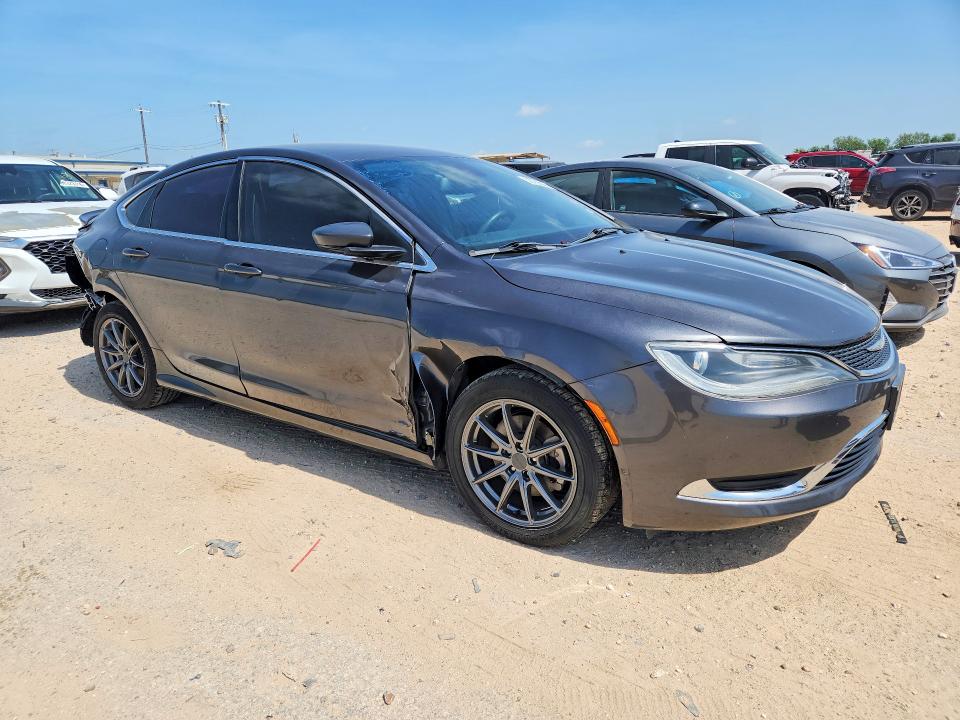 2015 Chrysler 200 VIN 1C3CCCAB4FN706524 COPART salvage auction — REAR END, Tx - Salvage Vehicle Title, sold $10 on 2026-07-30 (photo 4)