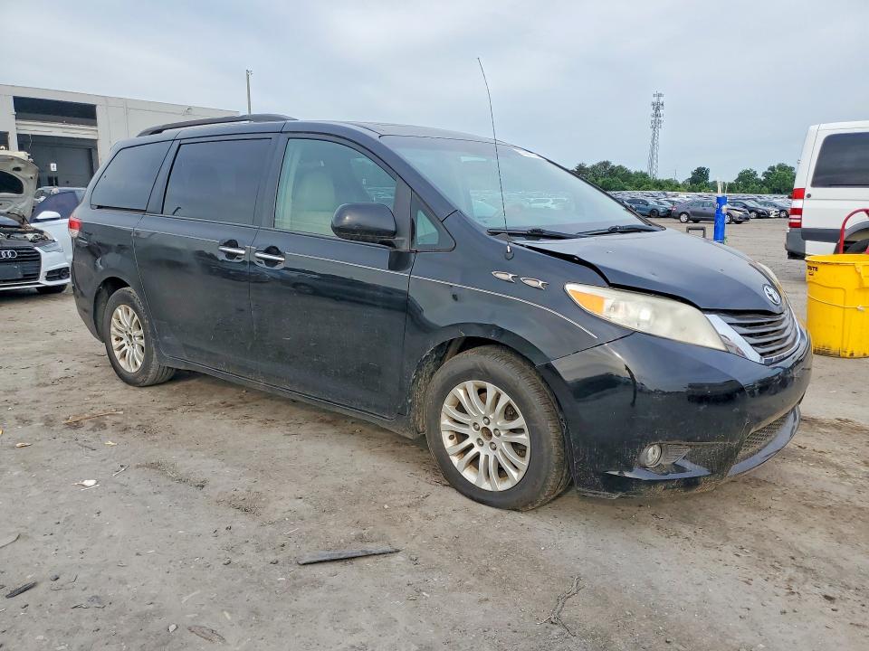 2014 Toyota VIN 5TDYK3DC6ES449349 COPART salvage auction — FRONT END, Va - Certificate Of Title, sold $3,050 on 2026-07-15 (photo 4)