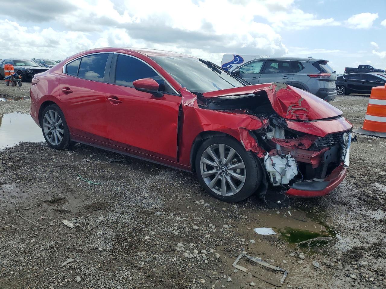 2020 Mazda 3 VIN JM1BPACL5L1171079 COPART salvage auction — Front End, TX - SALVAGE VEHICLE TITLE, sold $1,900 on 2026-07-09 (photo 4)