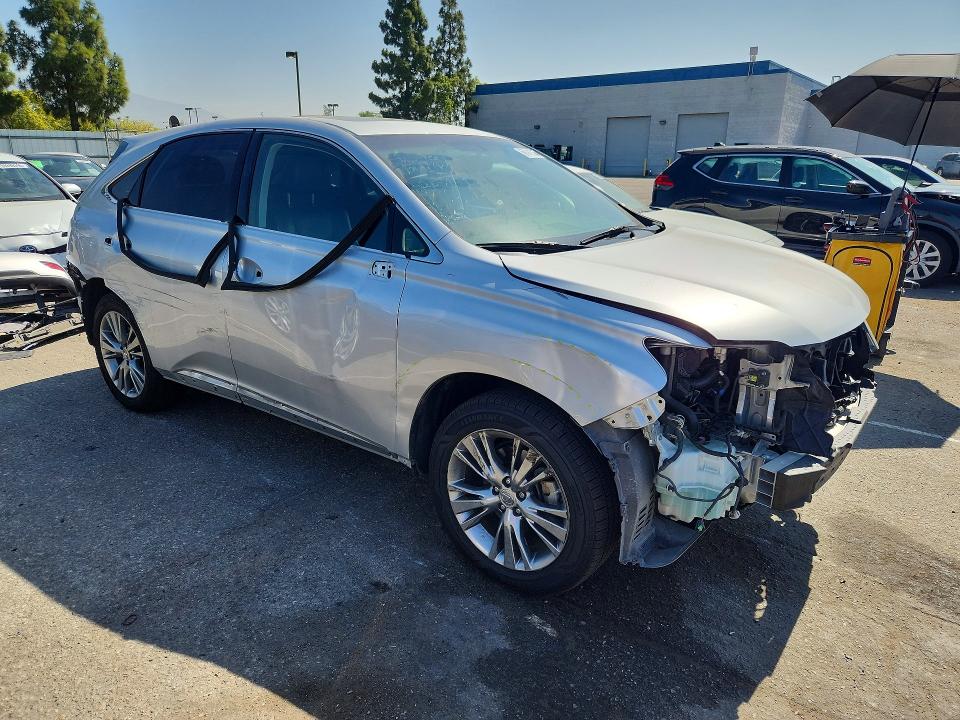 2013 Lexus Rx VIN JTJZB1BA2D2410092 COPART salvage auction — FRONT END, Ca - Salvage Certificate, sold $4,150 on 2026-07-09 (photo 4)