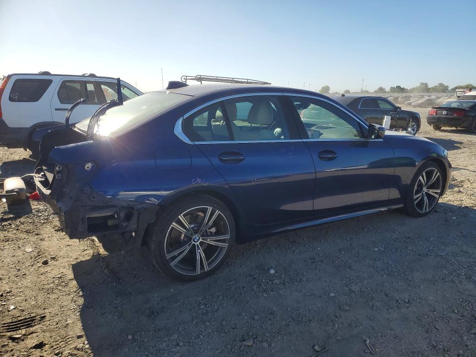 2020 BMW 3er VIN 3MW5R1J09L8B39194 COPART salvage auction — REAR END, CA - SALVAGE CERTIFICATE, sold $8,100 on 2026-09-01 (photo 3)