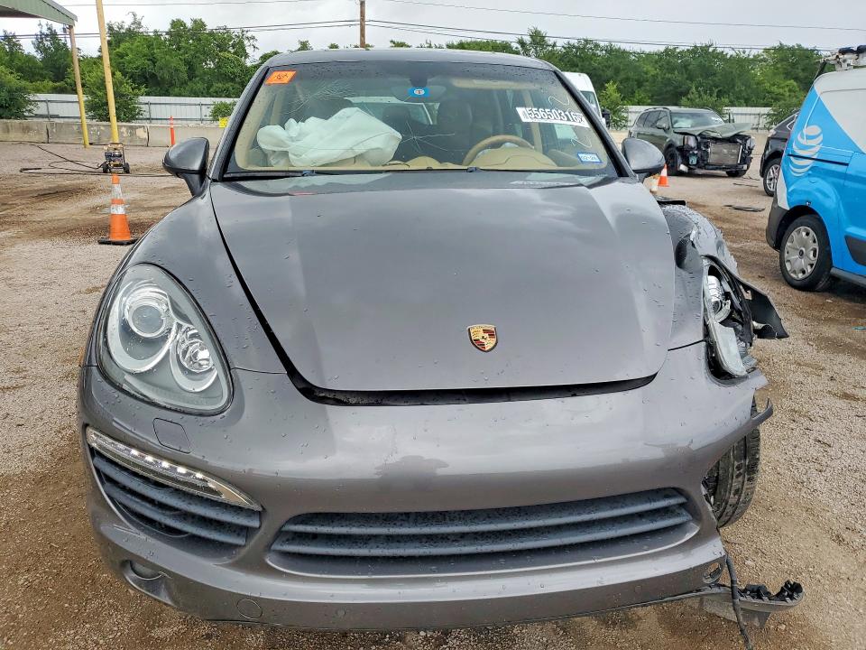 2012 Porsche Cayenne VIN WP1AE2A26CLA92332 COPART salvage auction — FRONT END, Tx - Certificate Of Title, sold $825 on 2026-07-07 (photo 5)