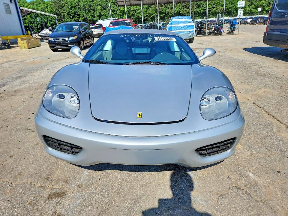 2001 Ferrari 360 VIN ZFFYT53A610126006 COPART salvage auction — REAR END, Ga - Cert Of Title-Salvage, sold $42,500 on 2026-07-10 (photo 5)