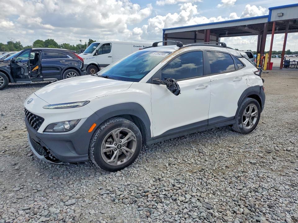 2022 Hyundai Kona VIN KM8K62AB2NU782381 COPART salvage auction — ROLLOVER, Salvage Title, sold $15 on 2026-07-24 (photo 1)