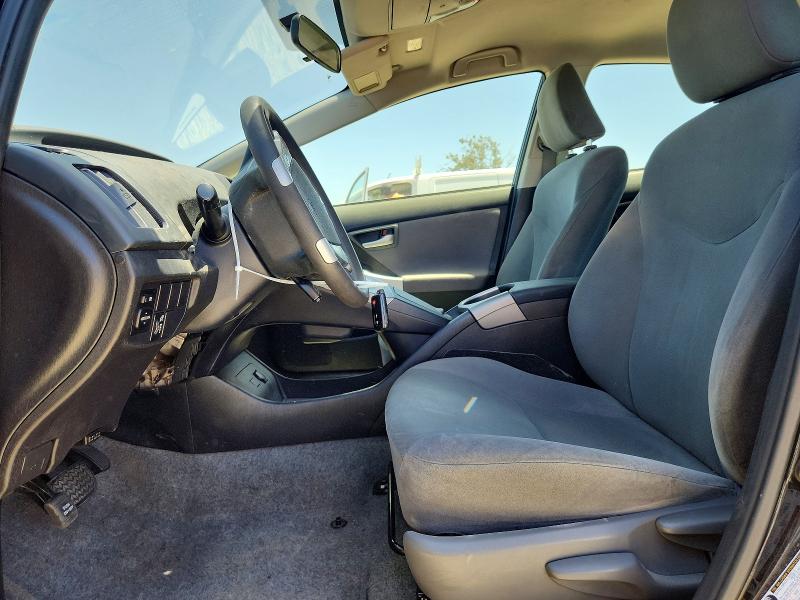 2012 Toyota Prius VIN JTDKN3DU9C5500125 COPART salvage auction — VANDALISM, Ca - Salvage Certificate, sold $525 on 2026-07-07 (photo 7)