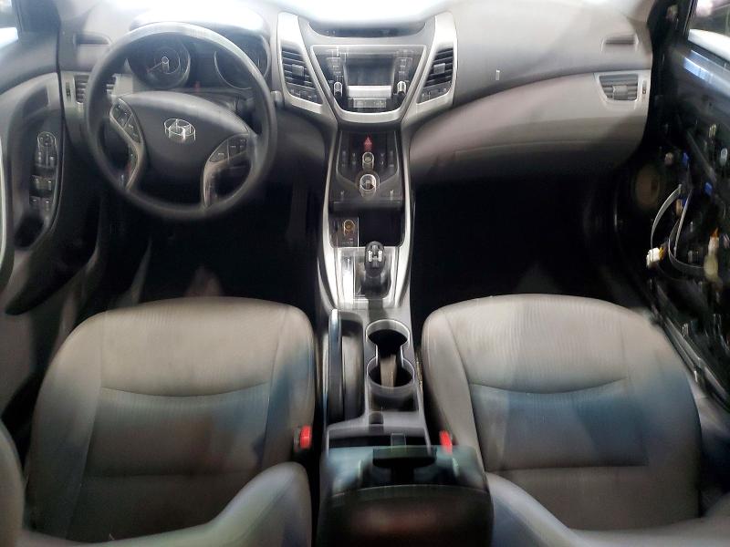 2014 Hyundai Elantra VIN 5NPDH4AE8EH514510 COPART salvage auction — VANDALISM, Ny - Certificate Of Title, sold $875 on 2026-07-06 (photo 8)