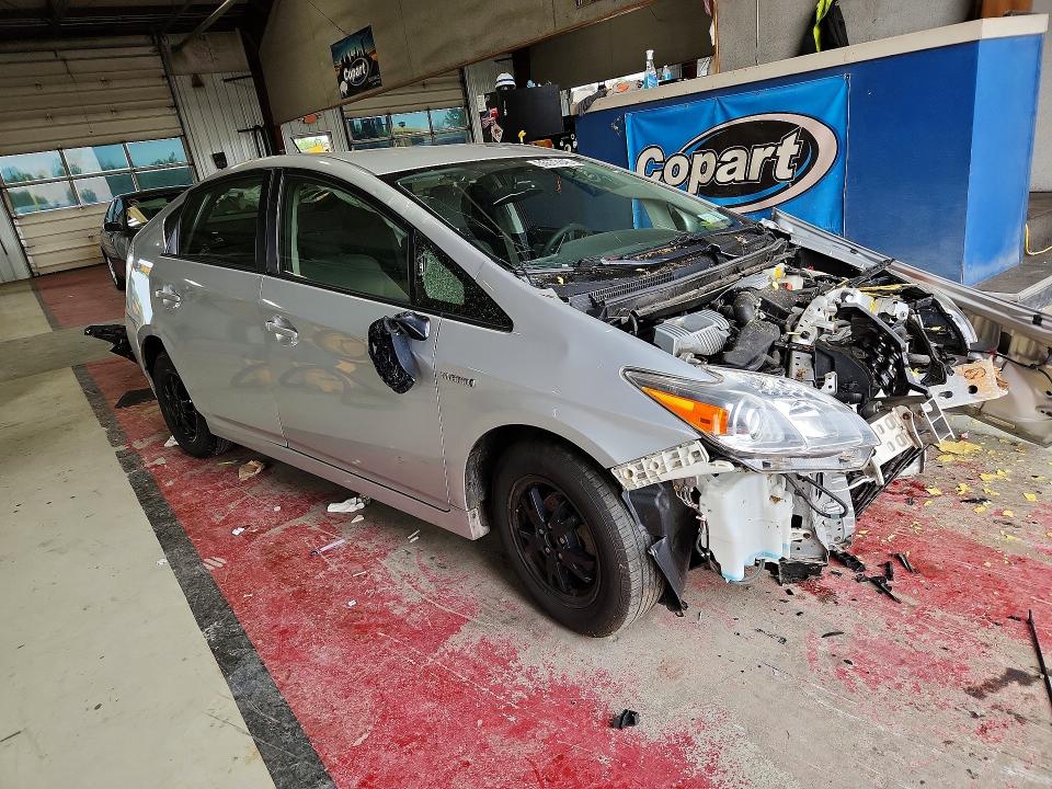 2014 Toyota Prius VIN JTDKN3DU1E0379381 COPART salvage auction — FRONT END, Ny - Mv-907A Salvage Certificate, sold $750 on 2026-07-13 (photo 4)