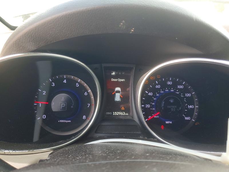 2013 Hyundai Santa fe VIN 5XYZU3LA0DG069157 COPART salvage auction — MINOR DENT/SCRATCHES, Fl - Certificate Of Title, sold $2,550 on 2026-07-14 (photo 9)