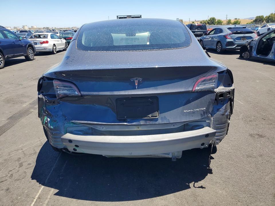 2023 Tesla Model 3 VIN 5YJ3E1EB7PF386359 COPART salvage auction — REAR END, Ca - Salvage Certificate, sold $11,100 on 2026-07-22 (photo 6)