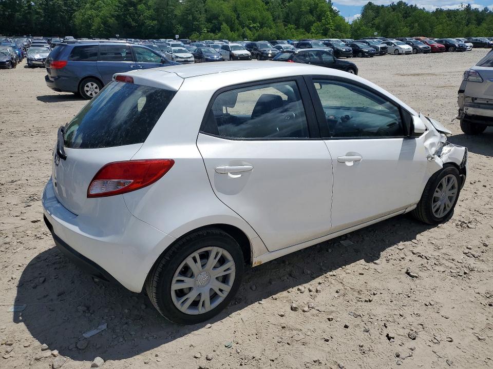 2012 Mazda 2 VIN JM1DE1KZ3C0136728 COPART salvage auction — FRONT END, Ma - Cert Of Title-Reconstrctd Coll, sold $650 on 2026-07-06 (photo 3)