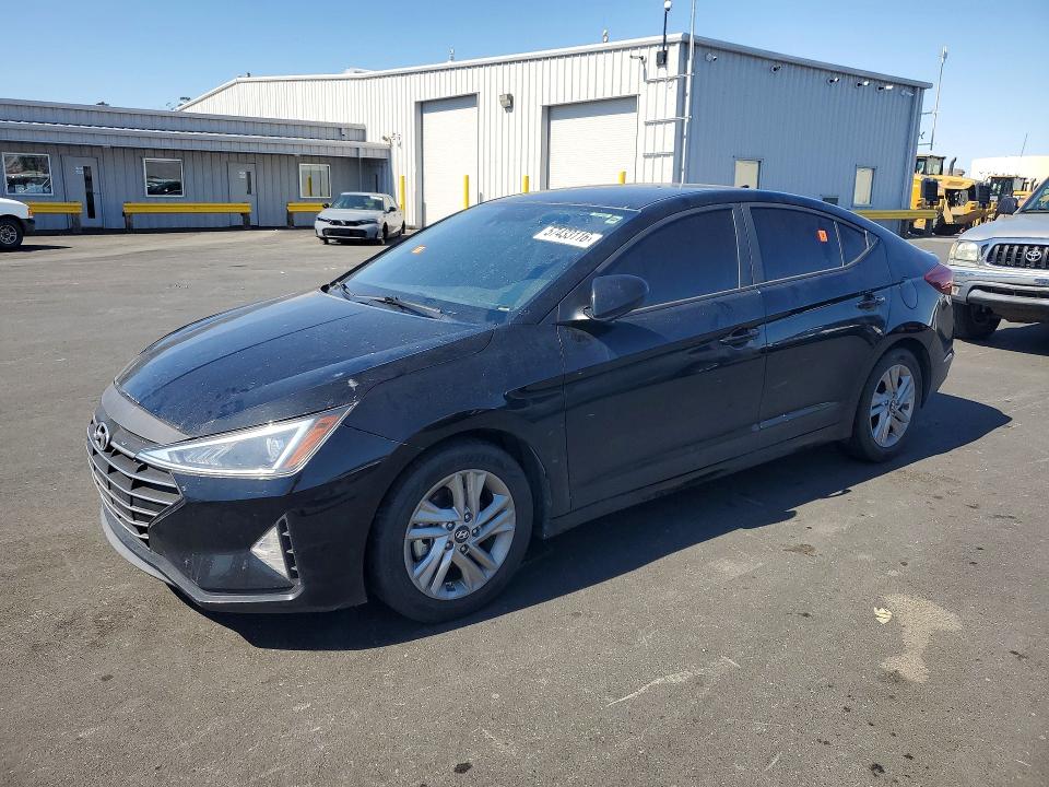 2019 Hyundai Elantra VIN KMHD84LF5KU782613 COPART salvage auction — VANDALISM, CA - SALVAGE CERTIFICATE, sold $2,000 on 2026-07-27 (photo 1)