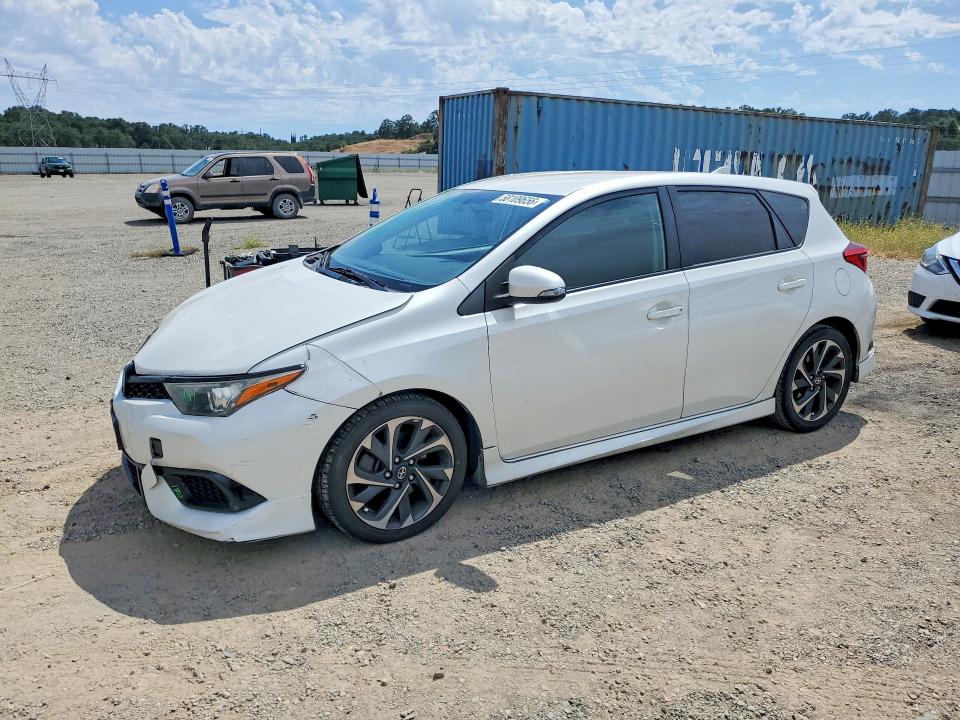 2016 Scion Im VIN JTNKARJE6GJ515475 COPART salvage auction — FRONT END, CA - SALVAGE CERTIFICATE, sold $1,950 on 2026-07-17 (photo 1)