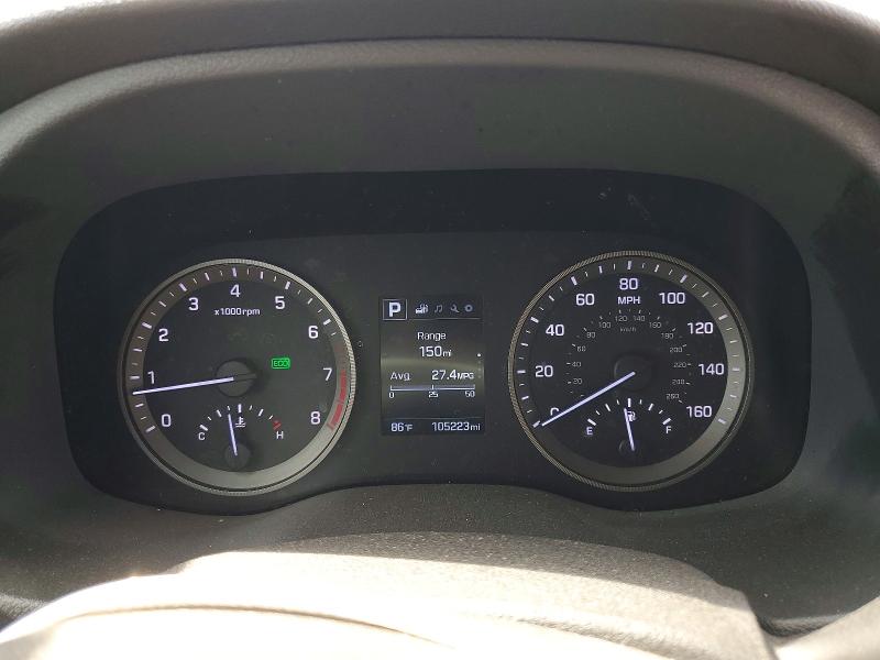 2017 Hyundai Tucson VIN KM8J3CA46HU323662 COPART salvage auction — HAIL, Oh - Cert Of Title-Salvage, sold $2,850 on 2026-07-13 (photo 9)