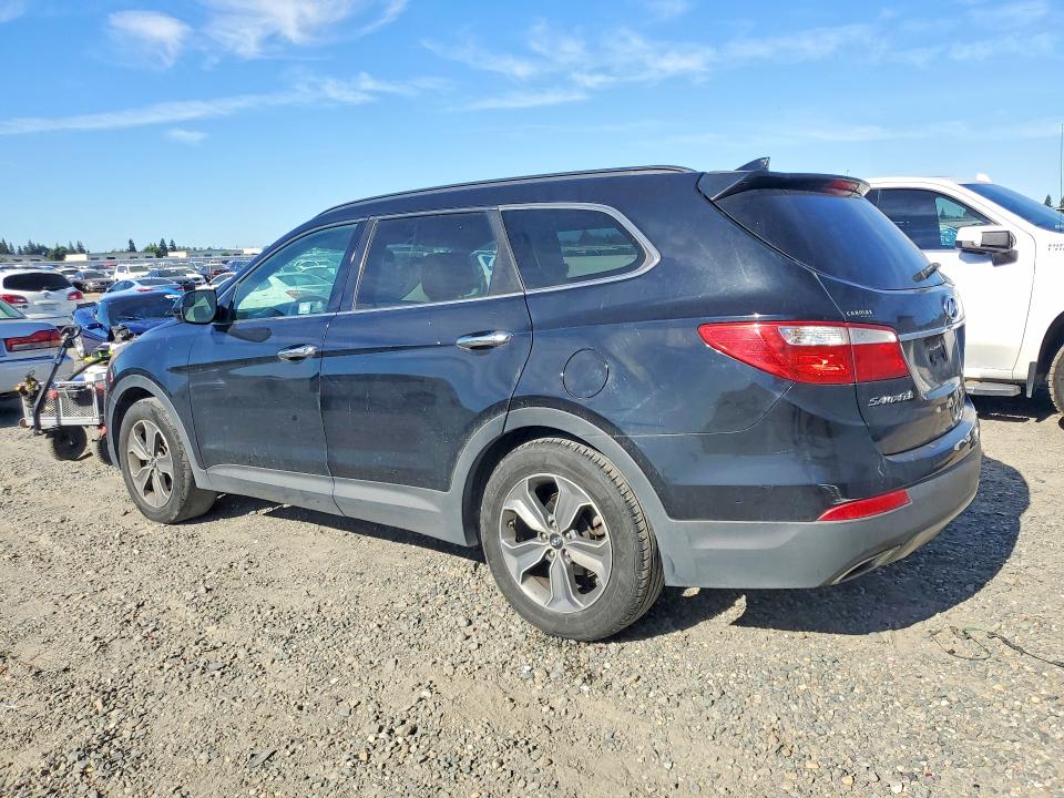 2016 Hyundai Santa fe VIN KM8SM4HF5GU143683 COPART salvage auction — REAR END, Ca - Dis/Dlr/Exp Only Clean Title (P), sold $1,500 on 2026-07-09 (photo 2)