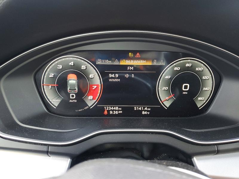 2021 Audi Q5 VIN WA15AAFY3M2091226 COPART salvage auction — FRONT END, FL - CERT OF TITLE SLVG REBUILDABLE, sold $30 on 2026-07-24 (photo 9)