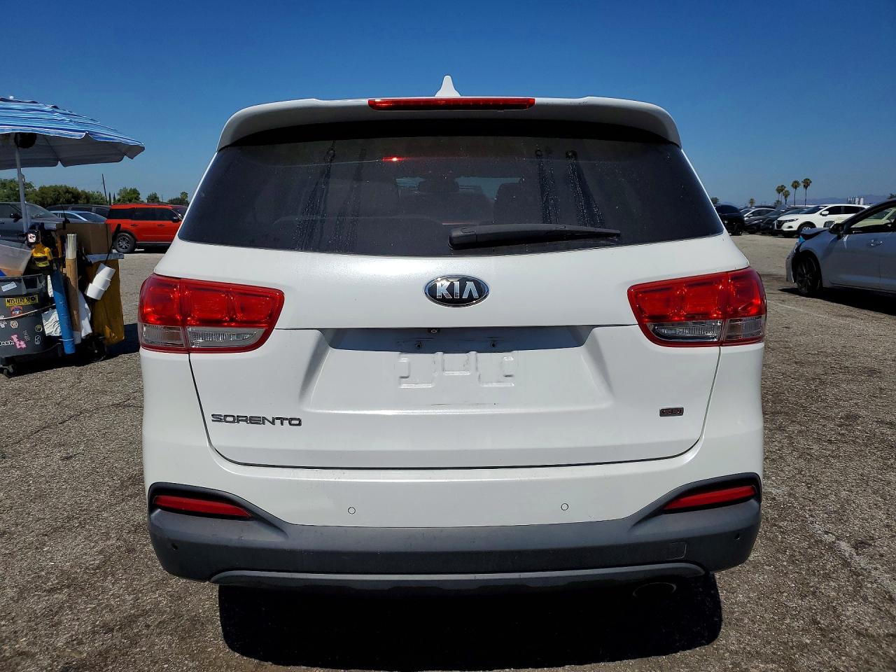 2016 Kia Sorento VIN 5XYPG4A31GG047780 COPART salvage auction — Front End, CA - SALVAGE CERTIFICATE, sold $2,900 on 2026-07-10 (photo 6)