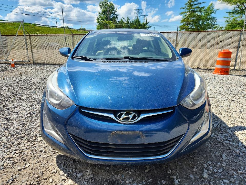 2014 Hyundai Elantra VIN KMHDH4AEXEU030159 COPART salvage auction — MINOR DENT/SCRATCHES, Oh - Certificate Of Title, sold $275 on 2026-07-08 (photo 5)