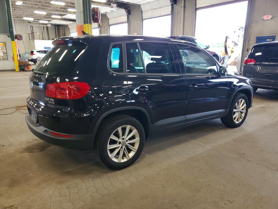 2014 Volkswagen Tiguan VIN WVGBV3AX3EW618744 COPART salvage auction — MINOR DENT/SCRATCHES, Mn - Certificate Of Title, sold $1,050 on 2026-07-16 (photo 3)