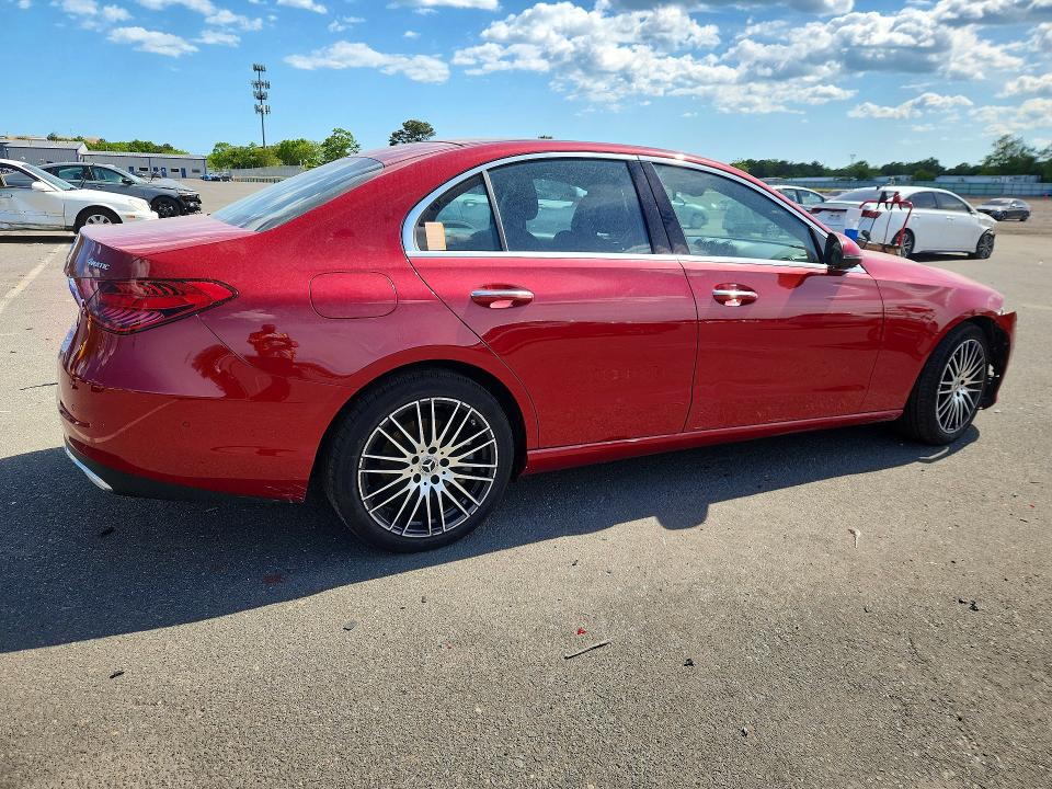 2024 Mercedes-benz C-klasse VIN W1KAF4HB8RR223157 COPART salvage auction — FRONT END, NY - MV-907A SALVAGE CERTIFICATE, sold $80 on 2026-07-27 (photo 3)